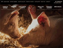Tablet Screenshot of ferme-elizaldia.com